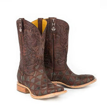 Load image into Gallery viewer, Tin Haul Triangles/Anvil Of Power - Men&#39;s Leather Cowboy Boot
