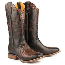 Load image into Gallery viewer, Tin Haul Kings / Gambling Legend ( Black) - Mens Leather Cowboy Boot
