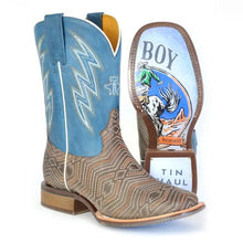 Load image into Gallery viewer, Tin Haul Quantum/Retro Rodeo - Men's Leather Cowboy Boot
