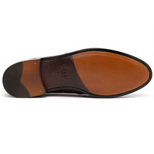 Load image into Gallery viewer, 14-580-CGN FRANCO Teju Lizard Tassel Loafer, Cognac
