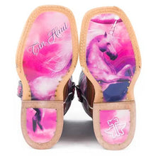 Load image into Gallery viewer, Tin Haul Starlight / Unicorn Sole (Purple) - Little Kids/Big Kids Leather Cowgirl Boots
