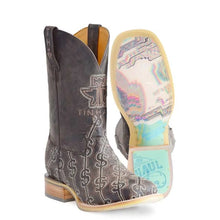 Load image into Gallery viewer, Tin Haul Show Me The Money  - Men's Leather Cowboy Boot
