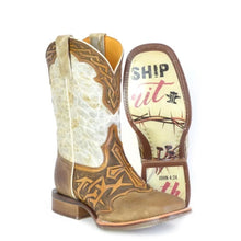 Load image into Gallery viewer, Tin Haul Cross &amp; Thorns - Men's Leather Cowboy Boot
