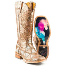 Load image into Gallery viewer, Tin Haul Mish &amp; Mash - Women's Leather Cowgirl Boot
