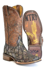 Load image into Gallery viewer, Tin Haul Paisley Python - Women&#39;s Leather Cowgirl Boot
