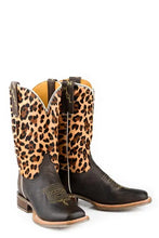 Load image into Gallery viewer, Tin Haul Wild Cat - Women's Leather Cowgirl Boot
