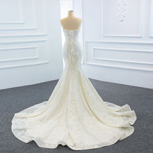 Load image into Gallery viewer, The Wedding Dress Wears Two Fishtail Tail Tube Tops, The Temperament Is Thin And Dreamy
