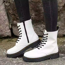 Load image into Gallery viewer, Women’s Martin Short Boots – Classic Lace-Up Ankle Boots
