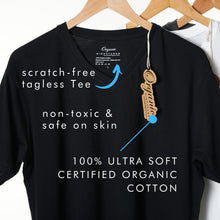 Load image into Gallery viewer, Men’s 100% Organic Cotton V-Neck T-Shirt – Ultra-Soft, Breathable &amp; GOTS Certified
