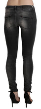 Load image into Gallery viewer, Acht Black Gray Washed Skinny Trouser Cotton Jeans
