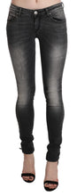 Load image into Gallery viewer, Acht Black Gray Washed Skinny Trouser Cotton Jeans
