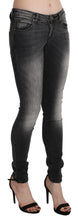 Load image into Gallery viewer, Acht Black Gray Washed Skinny Trouser Cotton Jeans
