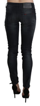 Load image into Gallery viewer, Acht Black Washed Low Waist Skinny Denim Trouser
