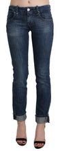 Load image into Gallery viewer, Acht Blue Washed Low Waist Skinny Denim Trouser
