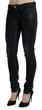 Load image into Gallery viewer, Acht Blue Washed Low Waist Skinny Denim Slim Trouser
