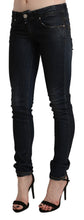 Load image into Gallery viewer, Acht Black Washed Low Waist Skinny Denim Jeans
