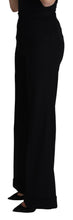 Load image into Gallery viewer, Dolce &amp; Gabbana Black Cashmere Wide Leg Women Trouser Pants
