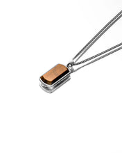 Load image into Gallery viewer, Beveled Tag Pendant - Tigers Eye

