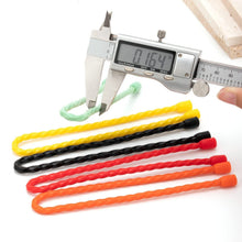 Load image into Gallery viewer, 10 Pcs 18 Inch Silicone Cable Ties Reusable Rubber Twist Ties for Indoor Outdoor
