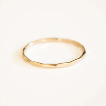 Load image into Gallery viewer, 14K Gold Filled Textured Stacking Ring
