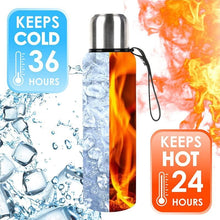 Load image into Gallery viewer, 1500ml Water Bottle Stainless Steel Cold Hydroflask Thermos Large Capacity Thermal Mug Cup Sport Cycling Vacuum Flask Insulated  Vacuum Insulated Thermos Water Bottle with Wide Mouth Cup BPA-Free Stainless Steel Water Bottles
