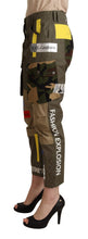 Load image into Gallery viewer, Dolce &amp; Gabbana Green Military Cargo Trouser Cotton Pants
