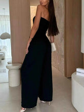 Load image into Gallery viewer, Smocked Tube : Wide-Leg Jumpsuit
