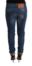 Load image into Gallery viewer, Acht Blue Washed Low Waist Skinny Denim Jeans Pant

