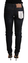 Load image into Gallery viewer, Acht Blue Washed Low Waist Skinny Denim Trouser
