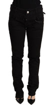Load image into Gallery viewer, Acht Black Low Waist Skinny Denim Jeans Trouser
