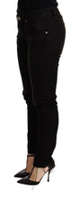 Load image into Gallery viewer, Acht Black Low Waist Skinny Denim Trouser
