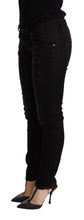 Load image into Gallery viewer, Acht Black Low Waist Skinny Denim Trouser

