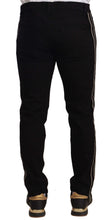 Load image into Gallery viewer, Dolce &amp; Gabbana Black Skinny Fit Denim Side Band Jeans Pant
