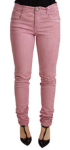 Load image into Gallery viewer, Acht Pink Cotton Slim Fit Women Denim Skinny Pants
