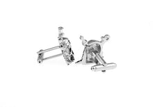 Load image into Gallery viewer, Skull &amp; Swords Cufflinks
