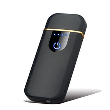 Load image into Gallery viewer, Touch Electric lighters Plasma Lighters Dual arc Lighter USB lighters Flameless Rechargeable Lighter Windproof Lighter Electric lighters for Camping,Starter, Hunting, Backpacking, Hiking Gadget For Men
