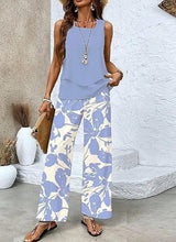 Load image into Gallery viewer, Women's 3D Print Two-Piece Vest &amp; Pants Set – 12 Prints S–5XL
