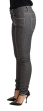 Load image into Gallery viewer, Acht Gray Low Waist Skinny Denim Trouser Jeans
