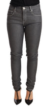 Load image into Gallery viewer, Acht Gray Low Waist Skinny Denim Trouser Jeans

