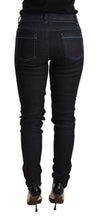 Load image into Gallery viewer, Acht Blue Cotton Low Waist Slim Fit Denim Women Trouser Jeans
