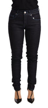 Load image into Gallery viewer, Acht Blue Cotton Low Waist Slim Fit Denim Women Trouser Jeans
