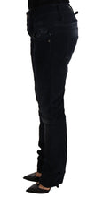Load image into Gallery viewer, Acht Blue Washed Cotton Denim Low Waist Loose Fit Trousers Jeans
