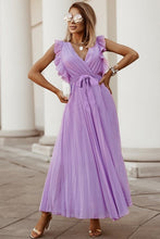 Load image into Gallery viewer, Ruffle Tie Detail Dress
