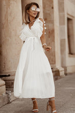 Load image into Gallery viewer, Ruffle Tie Detail Dress
