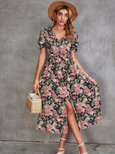 Load image into Gallery viewer, Floral Dress with Slit
