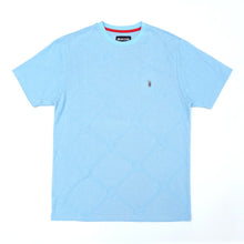 Load image into Gallery viewer, M298 Embossed Knit Tee - Blue
