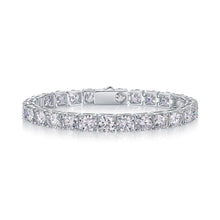 Load image into Gallery viewer, Large Gravitational Pull - A Fashionable And Light Luxury Jewelry Silver Bracelet Set With Top-quality Moissanite, S925 Silver-plated Platinum
