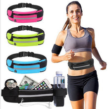 Load image into Gallery viewer, Fitness Waist Bag With Pocket Slim Running Jogging Belt Fanny Pack Bag For Hiking Cycling Workout Sports Gym
