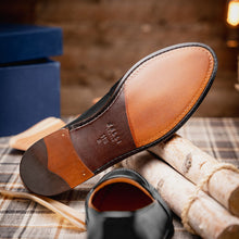 Load image into Gallery viewer, 15-203-BLK SAVANNAH Calfskin Penny Loafer, Black
