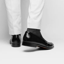 Load image into Gallery viewer, 15-203-BLK SAVANNAH Calfskin Penny Loafer, Black
